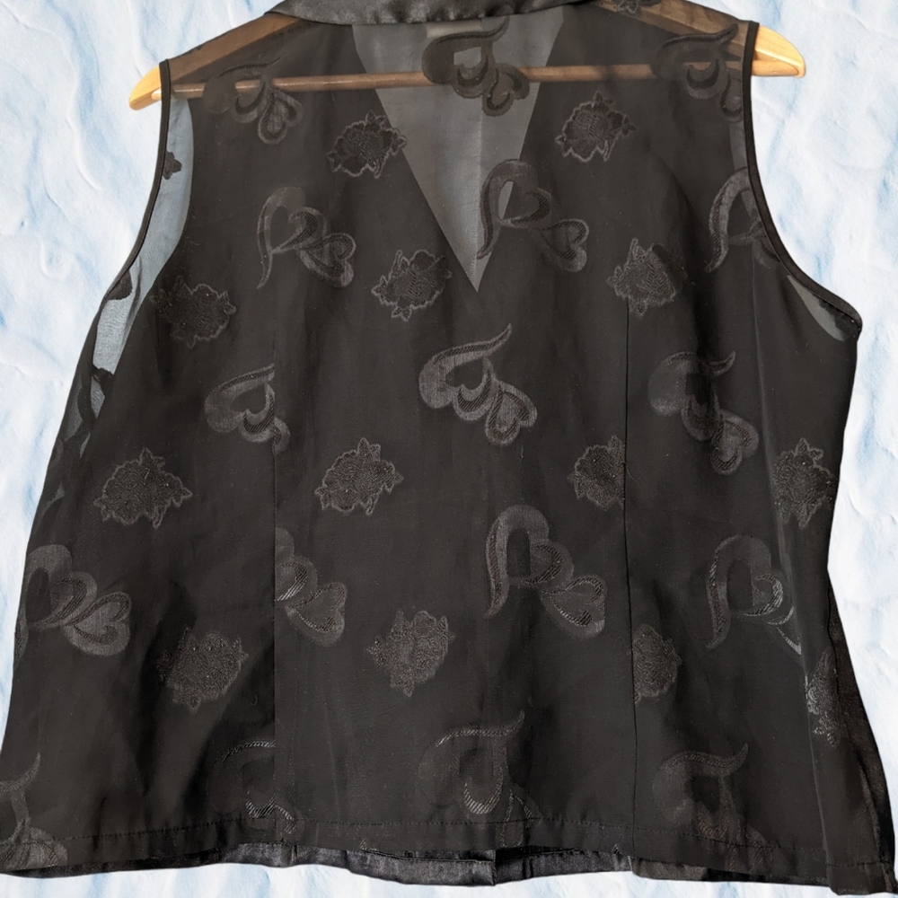 Button Up Vest/Blouse - Picture 2 of 7